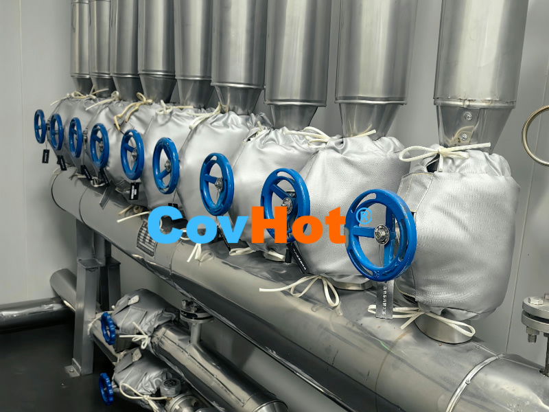 解決方案|食品行業(yè)設備安裝可拆卸保溫套實現(xiàn)節(jié)能增效